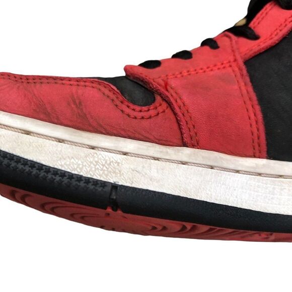 RARE 2020 Nike Air Jordan 1 High Zoom Air CMFT Black Chile Red Size 8 - Picture 13 of 16